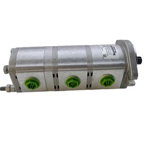 Pompe à engrenages hydraulique HynDAI 31FT-01300 double pour chariot élévateur diesel 3T, pièce en alliage d'aluminium YY0008748 - Product Image 4