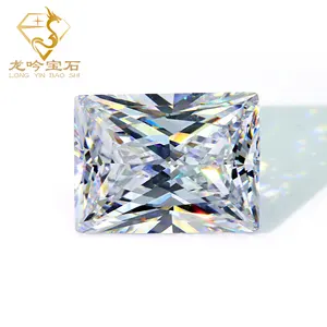 WUWUZHOU LONGYIN Fuente de piedras preciosas Venta directa de fábrica 3a 5a Precio de piedras preciosas sintéticas Cz Piedras Cubic Zirconia