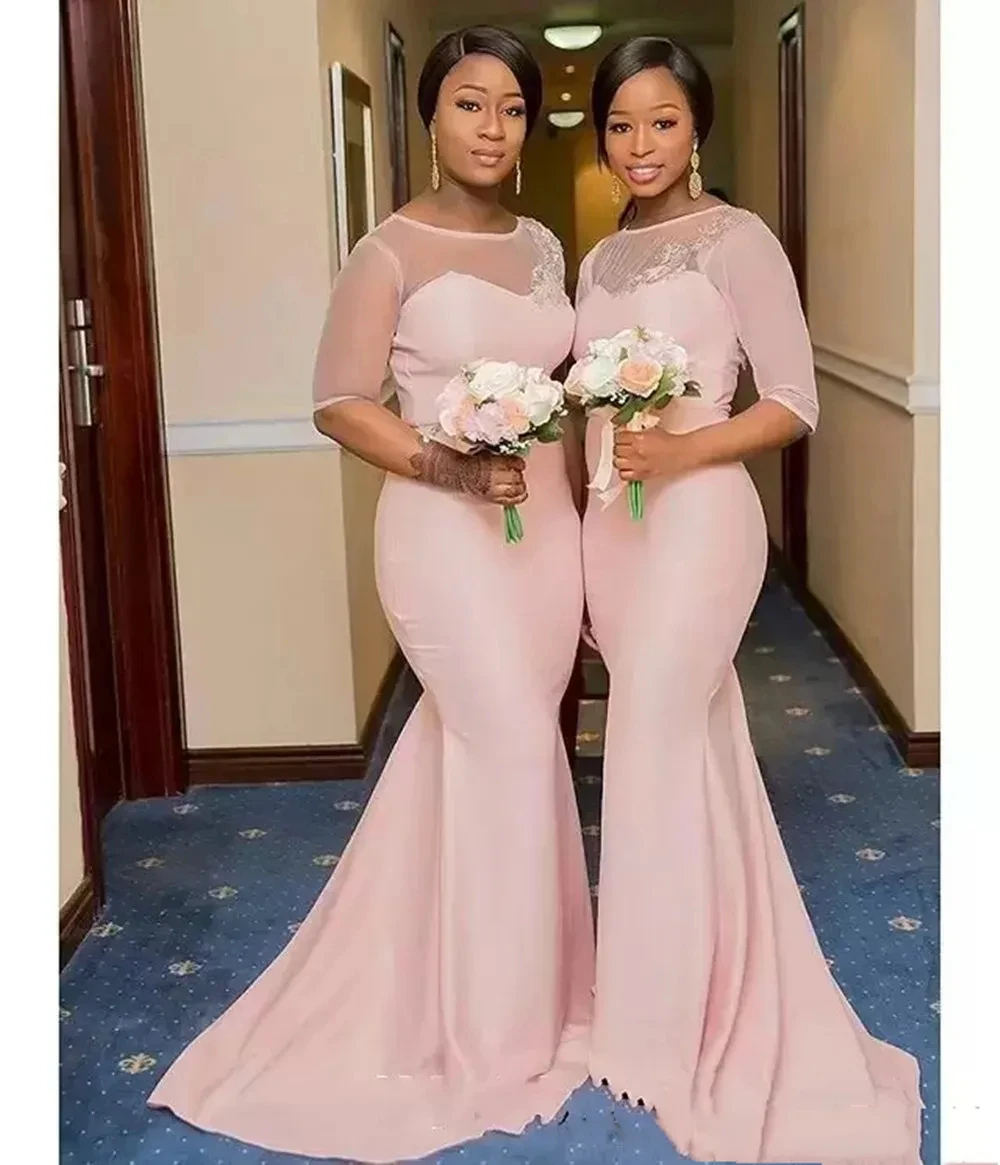 Verified Supplier Maid of Honor Dresses Pink Elastic Gown for Comfort |  Alibaba.com
