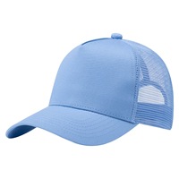 Casquette de camionneur unisexe personnalisée en polyester 100% avec logo brodé 3D sportif en 5 pièces, réglable, pour le sport, le plein air, le cyclisme