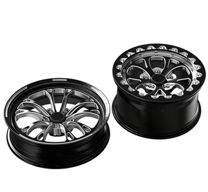 Rines de Aleación Forjados Beadlock para Carreras, Personalizados 17x4 17x5 17x10 5x112 5x114.3, Configuración Escalonada, para Mejoras de Autos Deportivos - Product Image 2