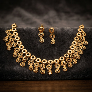 Wholesale Forming 14K 18K 24K Gold Filled Turkish Necklaces Set, Traditional Jewelry, Fashion Jewelry, Brass Gold Plated Jewelry - Product Image 1