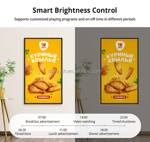 43 "50" 55 "65" Trần treo ANDROID 4K thông minh máy nghe nhạc quảng cáo độ sáng cao cửa sổ phải đối mặt với LCD hiển thị - Product Image 5