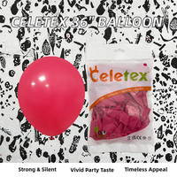Ballon en latex rétro de 12 pouces de gros, de marque Celetex, pour la décoration de fêtes de Pâques, d'Halloween et de Noël