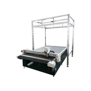 Máy Cắt Kỹ Thuật Số CNC Tự Động Phẳng Máy Cắt Dao Cắt Dao Bằng Da CNC Làm Trên Giày May Mặc Giá Máy Cắt Dao