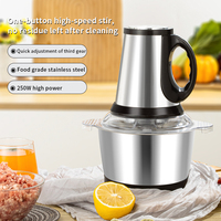 CECB Beste Home Kitchen Voedselmolens Goedkope RVS Kleine Vleesmolen Automatische 2L 3L Elektrische Vleesmolen