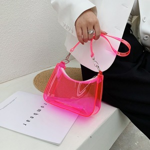 Nuova Borsa in PVC Trasparente alla Moda, Mini Clutch da Donna, Borsa a Tracolla Estiva per Giovani Donne - Product Image 2