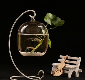 USMILEPET Best Seller Vidro <span class=keywords><strong>Betta</strong></span> <span class=keywords><strong>Fish</strong></span> Aquarium Forma Redonda Vaso Esférico Pendurado Vidro <span class=keywords><strong>Fish</strong></span> Bowl Duplo para Desktop Decor - Product Image 5