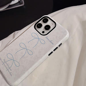 เหมาะสำหรับเคสโทรศัพท์ iPhone 15 Apple, เคสแข็งกันกระแทกรูปโบว์สีน้ำเงินบัลเล่ต์ฟิลินน์ - Product Image 6