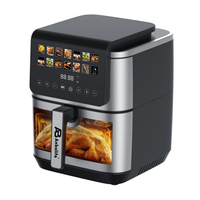 Freidora de Aire Anbolife 8.5L, Solo Venta al Por Mayor, Libre de PFAS, Fabricante para Propietarios de Marcas, OEM, Catorce Programas Preestablecidos, Panel de Olla para Freír