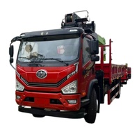 Camion-grue robuste 6x4 à capacité de levage de 10 tonnes, avec composants essentiels (boîte de vitesses, moteur, pompe, engrenages) – Approvisionnement direct usine