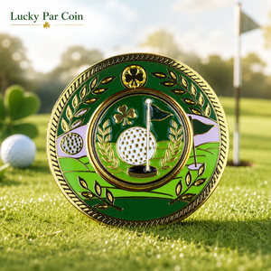 Marcador Magnético para Pelotas de Golf con Diseño Artístico en Esmalte, Ideal para Regalos y Eventos en Campos de Golf - Product Image 1