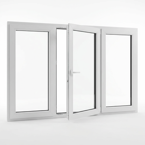 Fenêtre à battant en vinyle à isolation thermique écologique, triple vitrage, fenêtre en PVC pour climats extrêmement froids - Product Image 3