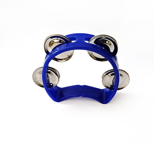 Wholesale Orff Percussion <b>Instrument</b> Colorful Plastic Single-Row Hand Shaking Bell <b>Musical</b> <b>Instrument</b> Tambourine for Kids - Product Image 4