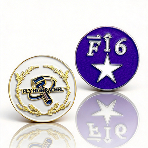 Épinglette en émail personnalisée de haute qualité, motif « Fly High <span class=keywords><strong>Rachel</strong></span> F16 Star », épinglette de revers personnalisée, épinglette en métal sur mesure - Product Image 1