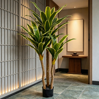 Großhandel Künstliche Blumenarrangements Künstliche Drachenpflanze für Innenräume Plastik-Kunstbäume für Hochzeit Weihnachten Ostern Party Event Dekoration