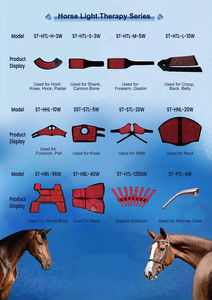 Strumento veterinario a infrarossi rosso e blu luce terapia Pad garretto per cavallo tappeto equino coperta sondaggio Hip Horse coperta - Product Image 6