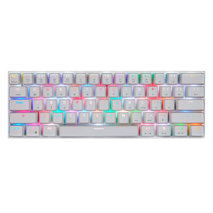 Motospeed Bàn Phím Cơ CK62 61 Phím RGB Bàn Phím Chơi Game Hai Chế Độ BT Có Dây USB Có Công Tắc Đỏ OUTEMU Đen Trắng Hồng - Product Image 5