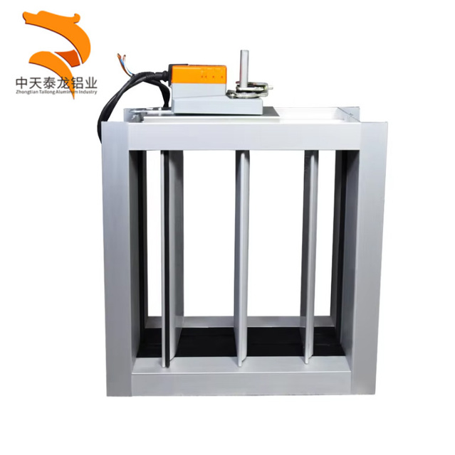 HVAC Ventilation Adjustable Volume Control Square Energy Saving Flexible Aluminum VCD Damper 1 Year Warranty Ceiling Mounted for