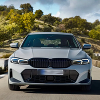 Kit carrosserie style sport LCI 2023 pour BMW Série 3 G20 G28 – Kit de conversion amélioré pour pare-chocs avant et arrière, jupes latérales, phares et calandre