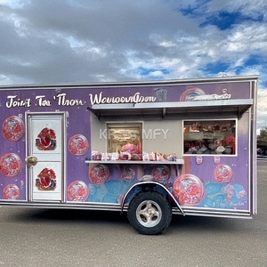 Remorques de concession, Kiosque de rue, Voiture à kebab, Chariot à hot-dogs, Camion de restauration barbecue avec cuisine complète - Product Image 4