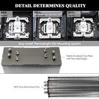 Thermalright Assassin Spirit 120 V2 Plus CPU Air Cooler 4 tuyaux de chaleur Double PWM Silent Fan CPU Cooler pour AMD AM4 AM5
