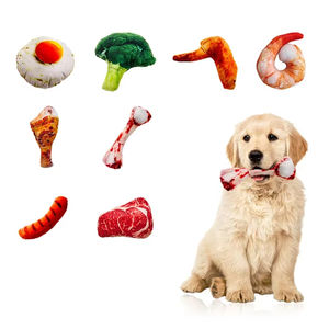 Giocattoli per cani con cibo simulato possono produrre giocattoli di peluche per animali domestici piccoli accessori per animali domestici giocattoli gommosi per cani - Product Image 1
