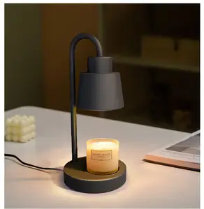 Dimmable Candle Warmer Lamp for Jar Candles,Candle Warmer Lamp with Timer 2H/4H/8H,Nightstand Lamp for Bedroom