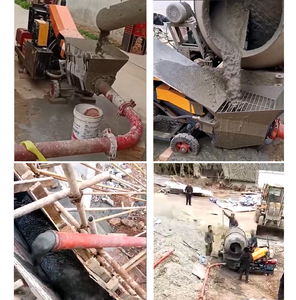 bibo New Mobile High-rise Buildings Secondary Construction Pump Fine Stone Concrete Pump Fine <b>Aggregate</b> Concrete Pump - Product Image 5