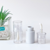 Vente en gros 4ml rose coloré clair Tubes de brillant à lèvres rouge à lèvres liquide fard à paupières fard à paupières conteneur personnalisable emballage cosmétique