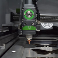 Machine de découpe laser à fibre de haute précision, 800W, refroidie par air, compacte, CNC, pour tôles métalliques, avec contrôleur Ruida RDWorks V8