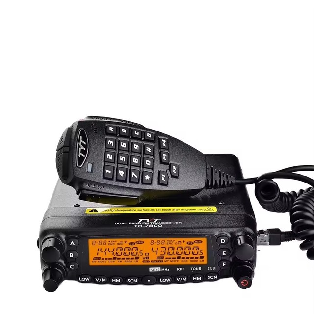 TYT TH-7800 50W Dual Band 136-174/400-480MHz Mobile Radio Amateur HF/VHF/UHF Transceiver Talkie Walkie 50km