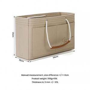Eco-Friendly Open Purse Organizer <b>Insert</b> for <b>Handbag</b> & Tote Bags Tote Bag Shaper - Product Image 6