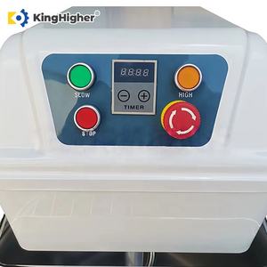 Mélangeur à pâte automatique commercial en spirale 45L à double vitesse, bol en acier inoxydable, machine de boulangerie, pizza, pain, minuterie industrielle, neuf - Product Image 6