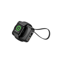 Batterie externe magnétique portable 5000 mAh en gros d'usine, double charge sans fil, charge rapide, affichage LED pour téléphone et montre connectée