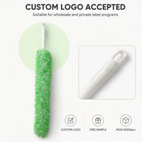 Chiffonnette pour écran de télévision avec tête en microfibre douce pour dépoussiérer les écrans plats, les ordinateurs portables, les meubles et les armoires, couleurs personnalisées