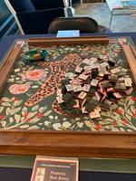 Tapis de Mahjong Carré Pliable en Caoutchouc de Luxe Noir, Antidérapant, Réduction du Bruit, Utilisation Universelle Multi-joueurs, Sac Inclus - Vente Flash