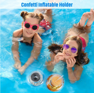 Portavasos inflable de PVC personalizado de fábrica - <span class=keywords><strong>Posavasos</strong></span> flotante para <span class=keywords><strong>piscina</strong></span> con lentejuelas, anillo de natación de verano, <span class=keywords><strong>posavasos</strong></span> para vasos al por mayor - Product Image 2