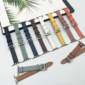 <span class=keywords><strong>Bracelet</strong></span> en <span class=keywords><strong>cuir</strong></span> fin pour <span class=keywords><strong>Apple</strong></span> <span class=keywords><strong>Watch</strong></span> Band <span class=keywords><strong>Ultra</strong></span> 2 49mm 45mm 44mm 42mm 40mm 41mm 46mm <span class=keywords><strong>Bracelet</strong></span> en <span class=keywords><strong>cuir</strong></span> pour IWatch Series 9 8 7 6 - Product Image 1