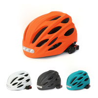 Casque de vélo certifié léger et confortable, réglable, pour hommes et femmes, casque de vélo pour adultes avec lumière LED