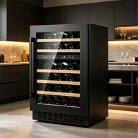 Kulkas Anggur Terintegrasi G-Bottom Ventilation Untuk Penggunaan Dapur & Bar