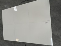 Carrelage de sol en grès cérame poli blanc ivoire 600x600, solubile dans l'eau, OEM ODM, échantillon gratuit pour revêtements de sol résidentiels et commerciaux
