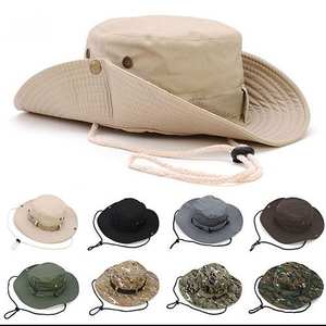 Cappello da pescatore mimetico <span class=keywords><strong>digitale</strong></span> da caccia all'aperto personalizzato protezione solare cappello tattico sportivo Panama cappello Boonie a tesa larga - Product Image 2