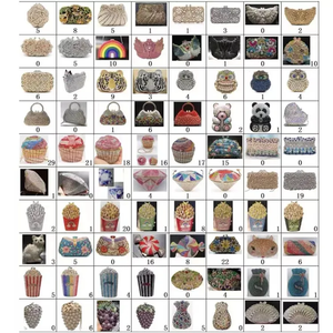 2024 nuova YCH costosa borsa di strass con gufo lucido di cristallo borsetta con catena di diamanti borsa pochette di lusso - Product Image 6