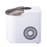 Mini-machine à glaçons électrique portable pour la maison avec une capacité de 26 lb/jour et une poignée de refroidisseur d'eau