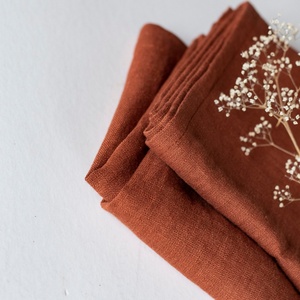 Monogram Natural 100% <b>Linen</b> <b>Cloth</b> Napkin Luxury Custom Size Organic Flax Fabric Handmade Embroidered Logo Classic Pure <b>Linen</b> - Product Image 4
