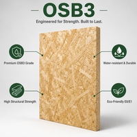Panneaux OSB3 de qualité industrielle 9 mm, imperméables, pour l'emballage lourd et la fabrication de palettes