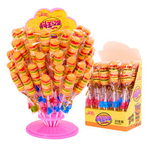 Dulces de Goma de Mascar Saludables con Forma de Hamburguesa, Hot Dogs, Barbacoa, Brochetas Afrutadas, Dulces, Venta Al por Mayor, Superventas de Fábrica - Product Image 2