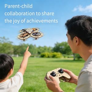 Dron Cuadricóptero de Madera DIY, Equipo para Experimentos Científicos, Baterías, Vuelo Estable, Modo 2 de 2 Canales, Control Remoto, Batería de Litio - Product Image 2