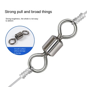 Amerikan siyah paslanmaz çelik döner yaylı kanca dönüş döngü 8-shaped halka güçlü çekme 1100 lb çalışma yükü sınırı <span class=keywords><strong>3</strong></span>-Year garanti - Product Image 2